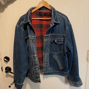 RRL type 2 denim jacket buckle back/cinch back